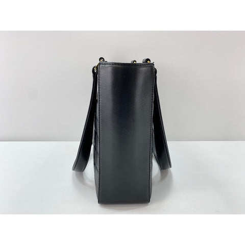 CHANEL Chocolate bar Tote Bag black WS31989