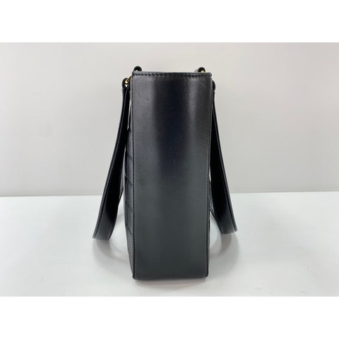 CHANEL Chocolate bar Tote Bag black WS31989