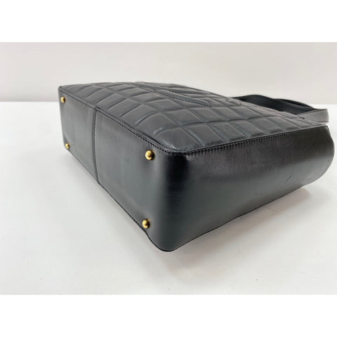 CHANEL Chocolate bar Tote Bag black WS31989