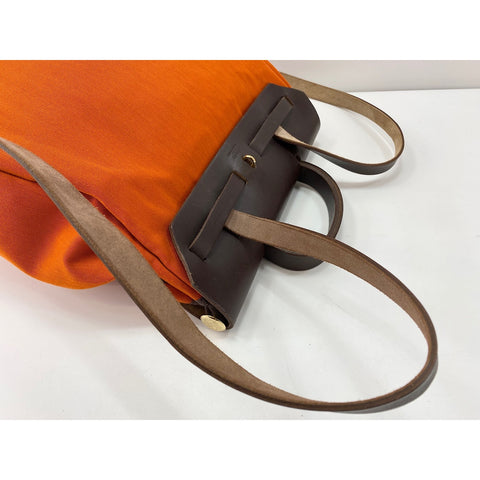 HERMES 2WAY Herbag Add PM Handbag Orange WS31990