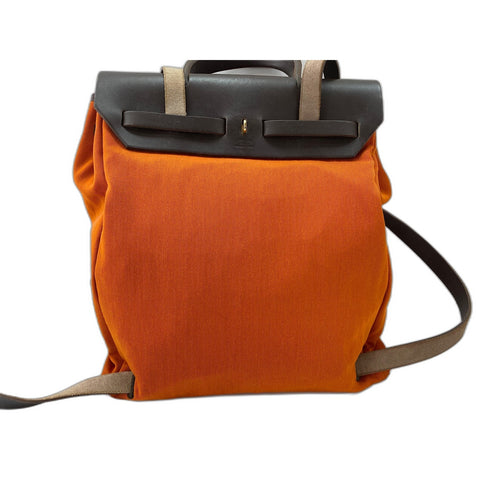 HERMES 2WAY Herbag Add PM Handbag Orange WS31990