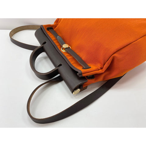 HERMES 2WAY Herbag Add PM Handbag Orange WS31990