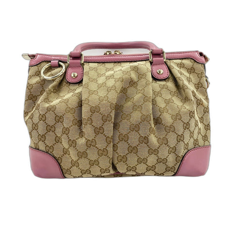 GUCCI 2WAY Suki Tote Bag pink WS31994
