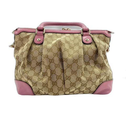 GUCCI 2WAY Suki Tote Bag pink WS31994