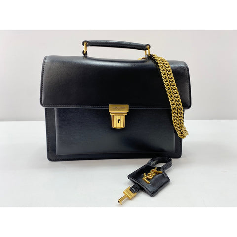 YVES SAINT LAURENT 2WAY High School Handbag black WS31997