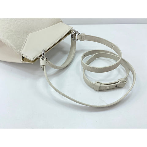 Maison Margiela 2WAY Snatch Handbag white WS31998