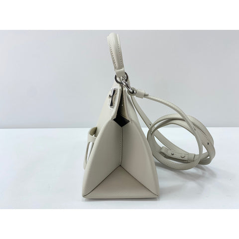 Maison Margiela 2WAY Snatch Handbag white WS31998