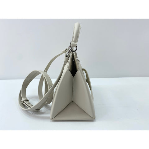 Maison Margiela 2WAY Snatch Handbag white WS31998