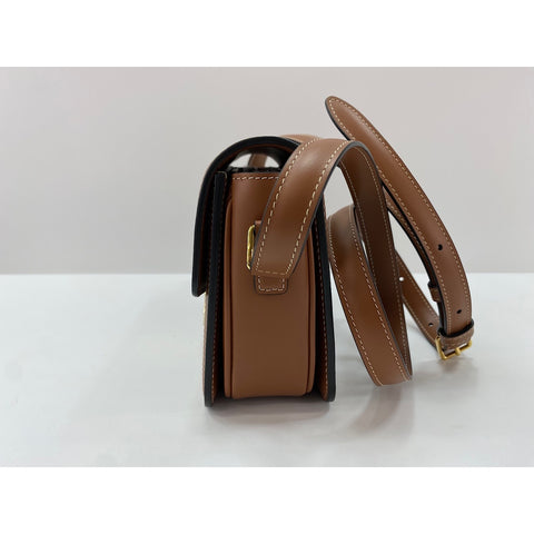 CELINE teen Shoulder Bag Brown WS32003