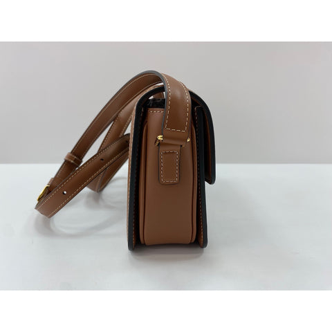 CELINE teen Shoulder Bag Brown WS32003
