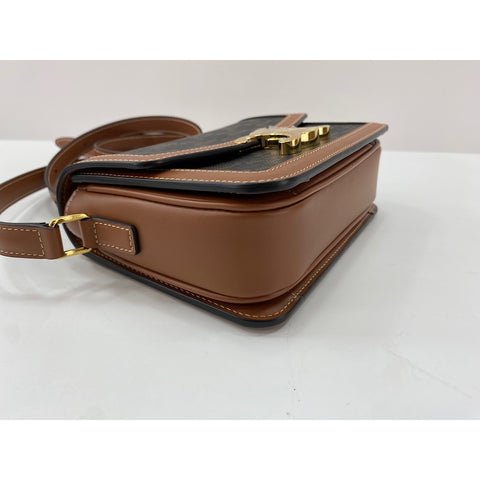 CELINE teen Shoulder Bag Brown WS32003