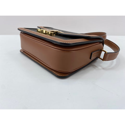 CELINE teen Shoulder Bag Brown WS32003