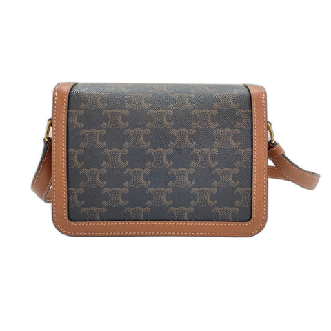 CELINE Teen Triomphe Shoulder Bag Brown WS32004