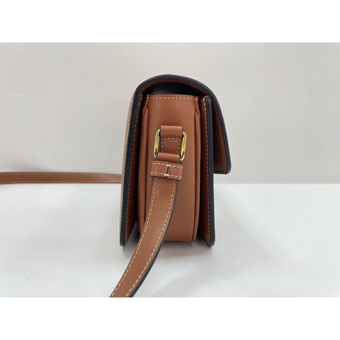 CELINE Teen Triomphe Shoulder Bag Brown WS32004