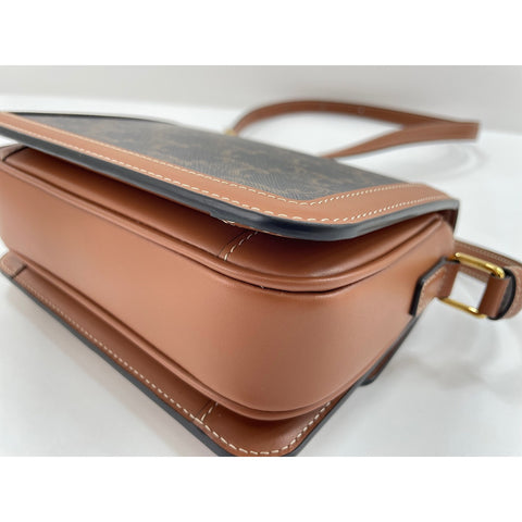 CELINE Teen Triomphe Shoulder Bag Brown WS32004