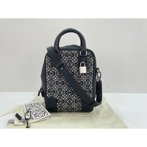 Christian Dior 2WAY Amazona 15 Handbag black WS32005