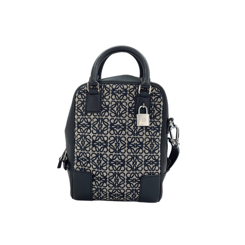 Christian Dior 2WAY Amazona 15 Handbag black WS32005