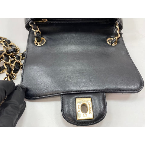 CHANEL Mini matrasse Shoulder Bag black WS32009