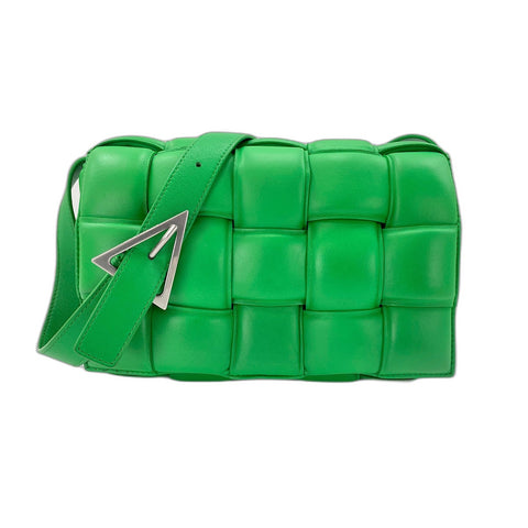 BOTTEGAVENETA Padded cassette Shoulder Bag green WS32010