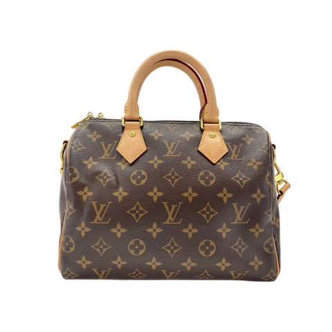 LOUIS VUITTON 2WAY Speedy Bandoulire 25 Handbag Brown WS32013
