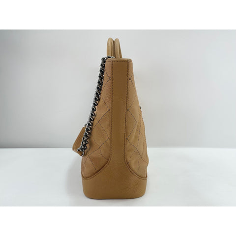 CHANEL 2WAY Tote Bag beige WS32015
