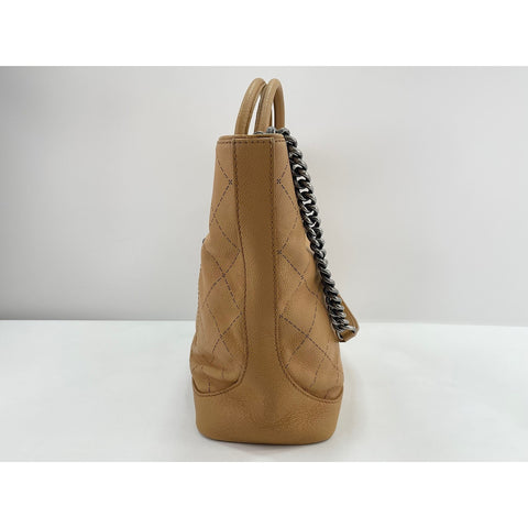 CHANEL 2WAY Tote Bag beige WS32015