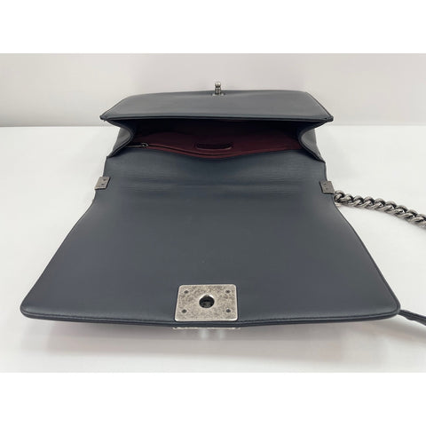 CHANEL Boy Chanel Large Shoulder Bag black WS32017