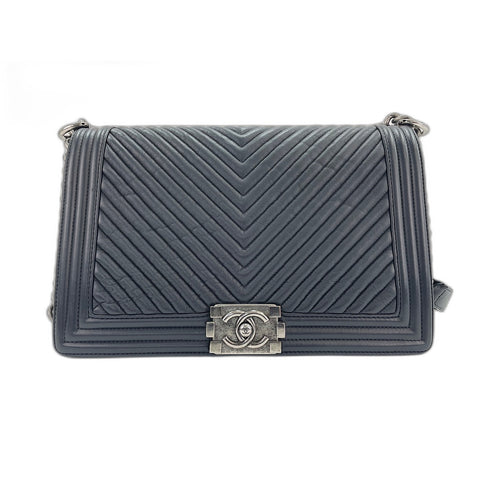 CHANEL Boy Chanel Large Shoulder Bag black WS32017