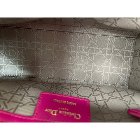 Christian Dior 2WAY Lady Dior Medium Handbag pink WS32019