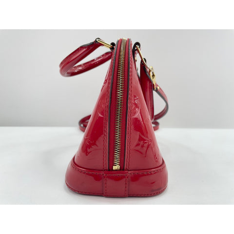 LOUIS VUITTON 2WAY Alma BB Handbag Red WS32022