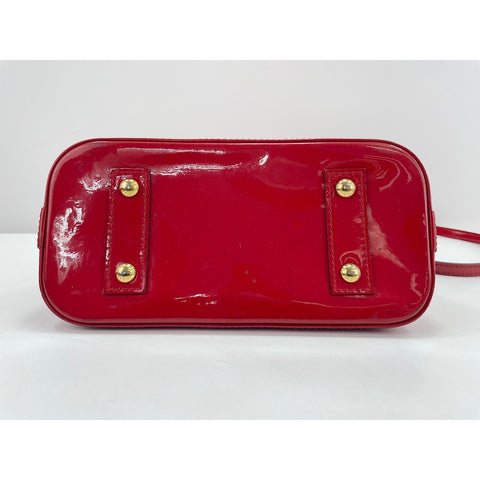 LOUIS VUITTON 2WAY Alma BB Handbag Red WS32022