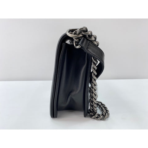 CHANEL Boy Chanel Large Shoulder Bag black WS32023