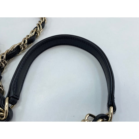 CHANEL Matrasse Shoulder Bag black WS32026