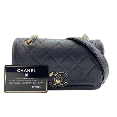 CHANEL Matrasse Shoulder Bag black WS32026