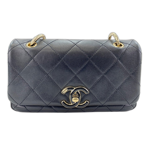 CHANEL Matrasse Shoulder Bag black WS32026