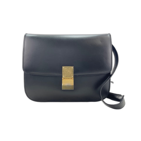 CELINE Classic box Shoulder Bag black WS32028