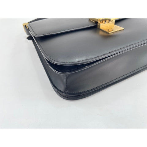 CELINE Classic box Shoulder Bag black WS32028