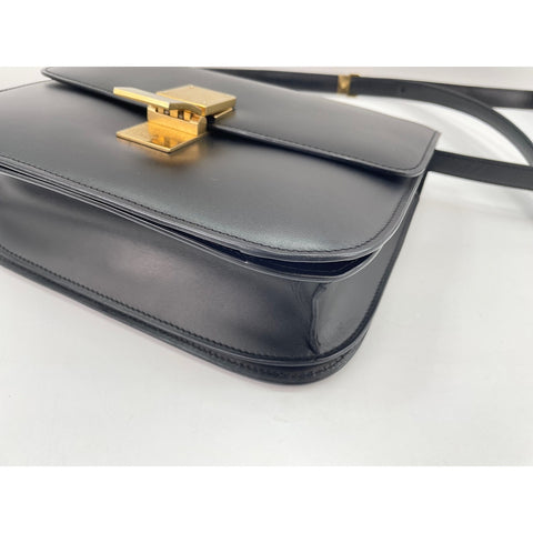 CELINE Classic box Shoulder Bag black WS32028
