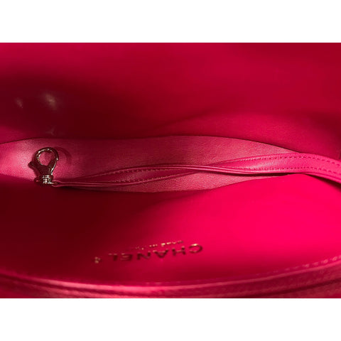 CHANEL 2-Way Matelass Handbag Red WS32029