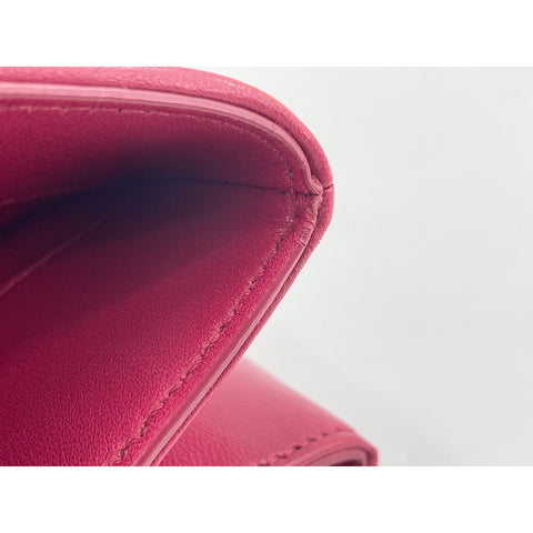CHANEL 2-Way Matelass Handbag Red WS32029