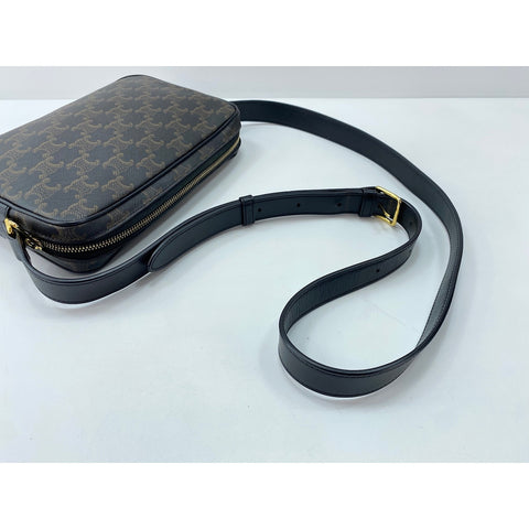 CELINE Messenger Medium Shoulder Bag Brown WS32030