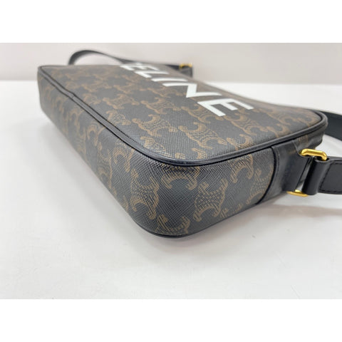 CELINE Messenger Medium Shoulder Bag Brown WS32030