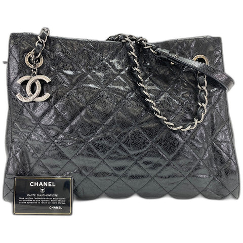 CHANEL Matrasse Shoulder Bag black WS32032