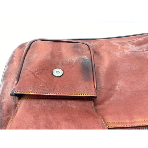 Christian Dior Gaucho Handbag Brown WS32033