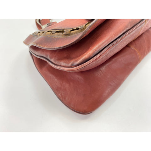 Christian Dior Gaucho Handbag Brown WS32033
