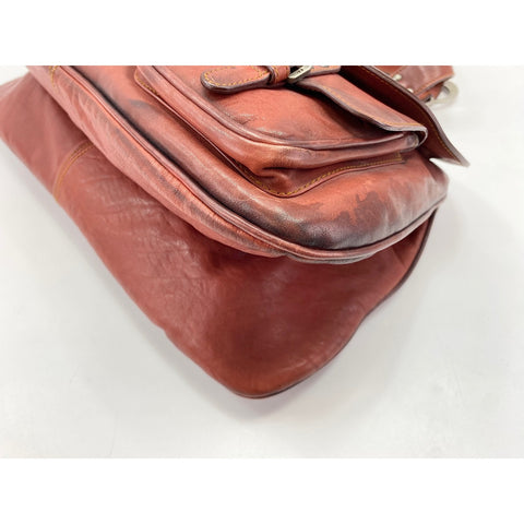 Christian Dior Gaucho Handbag Brown WS32033
