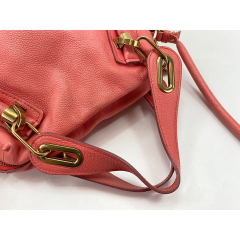 Chloe 2WAY Parati Handbag pink WS32036