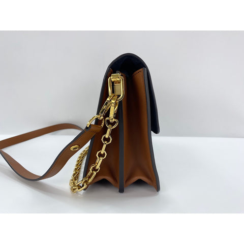 LOUIS VUITTON Reverse Dauphine MM Shoulder Bag Brown WS32039
