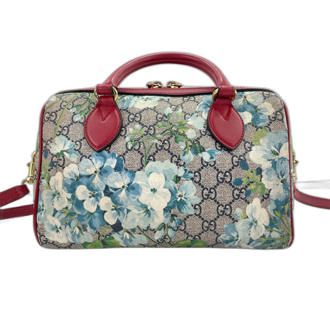 GUCCI 2WAYGG Blooms Handbag Red WS32040