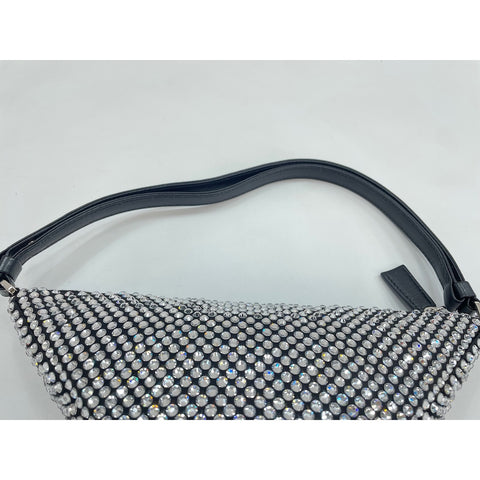 PRADA Shoulder Bag Silver WS32043